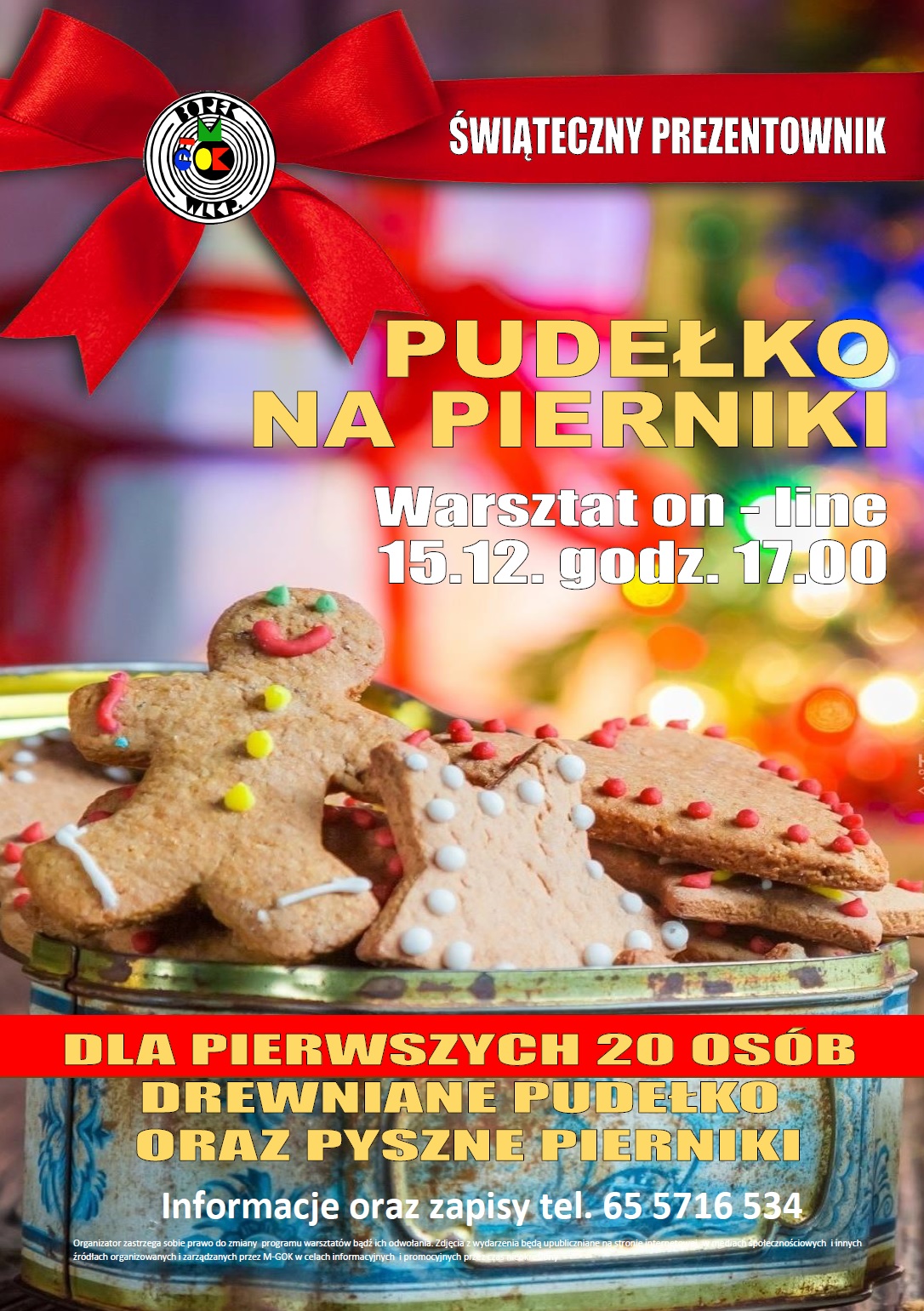 ŚWIĄTECZNY PREZENTOWNIK Z M-GOK TEAM