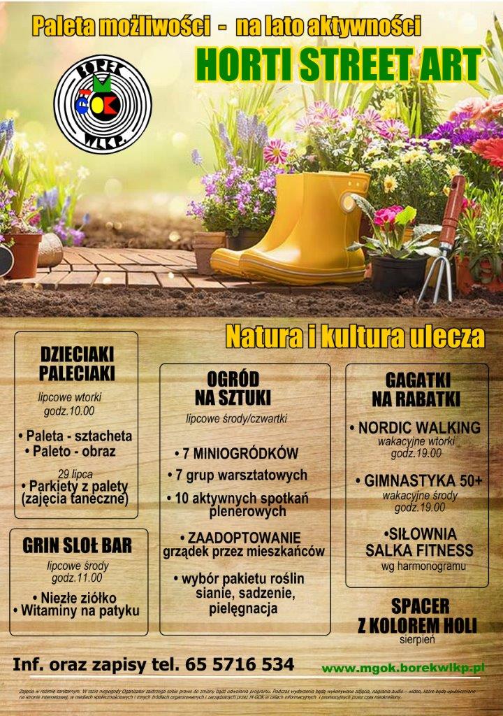 Paleta możliwości - na lato aktywności