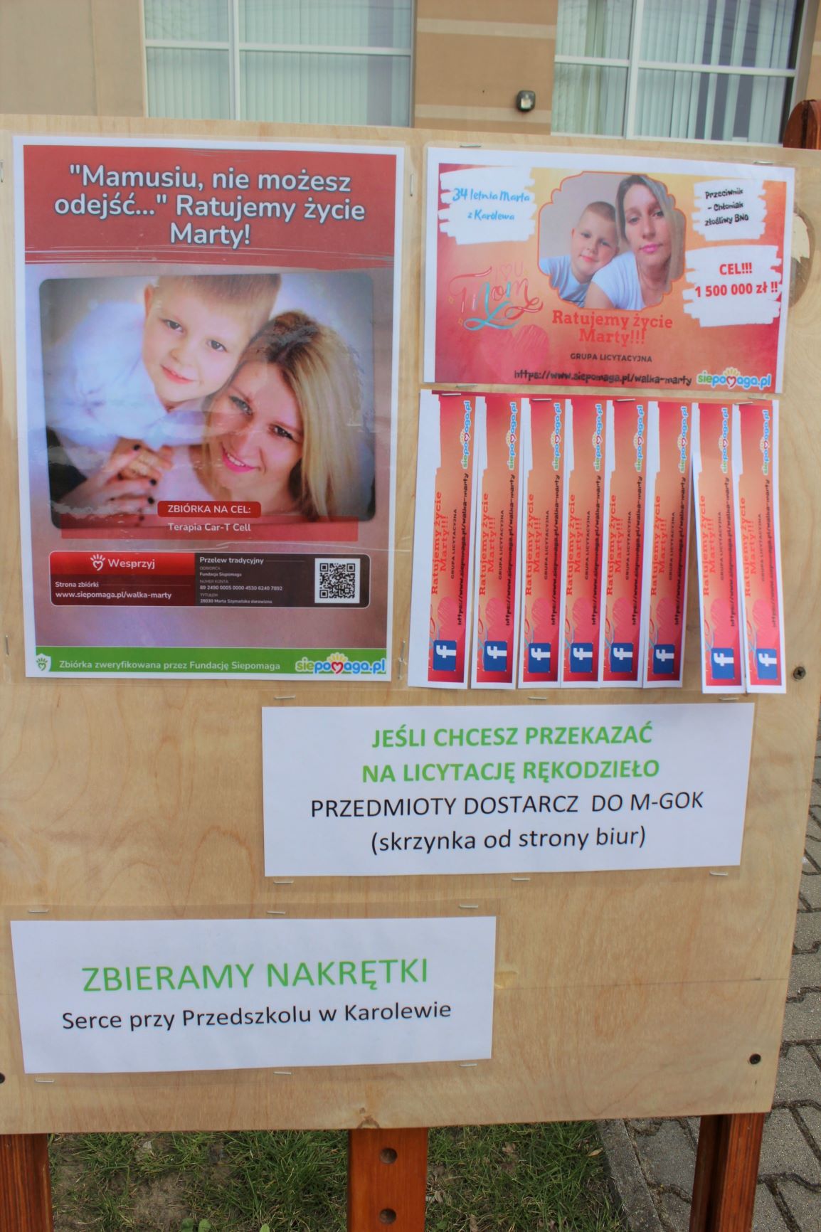 Z serca wsparcie da życie Marcie!