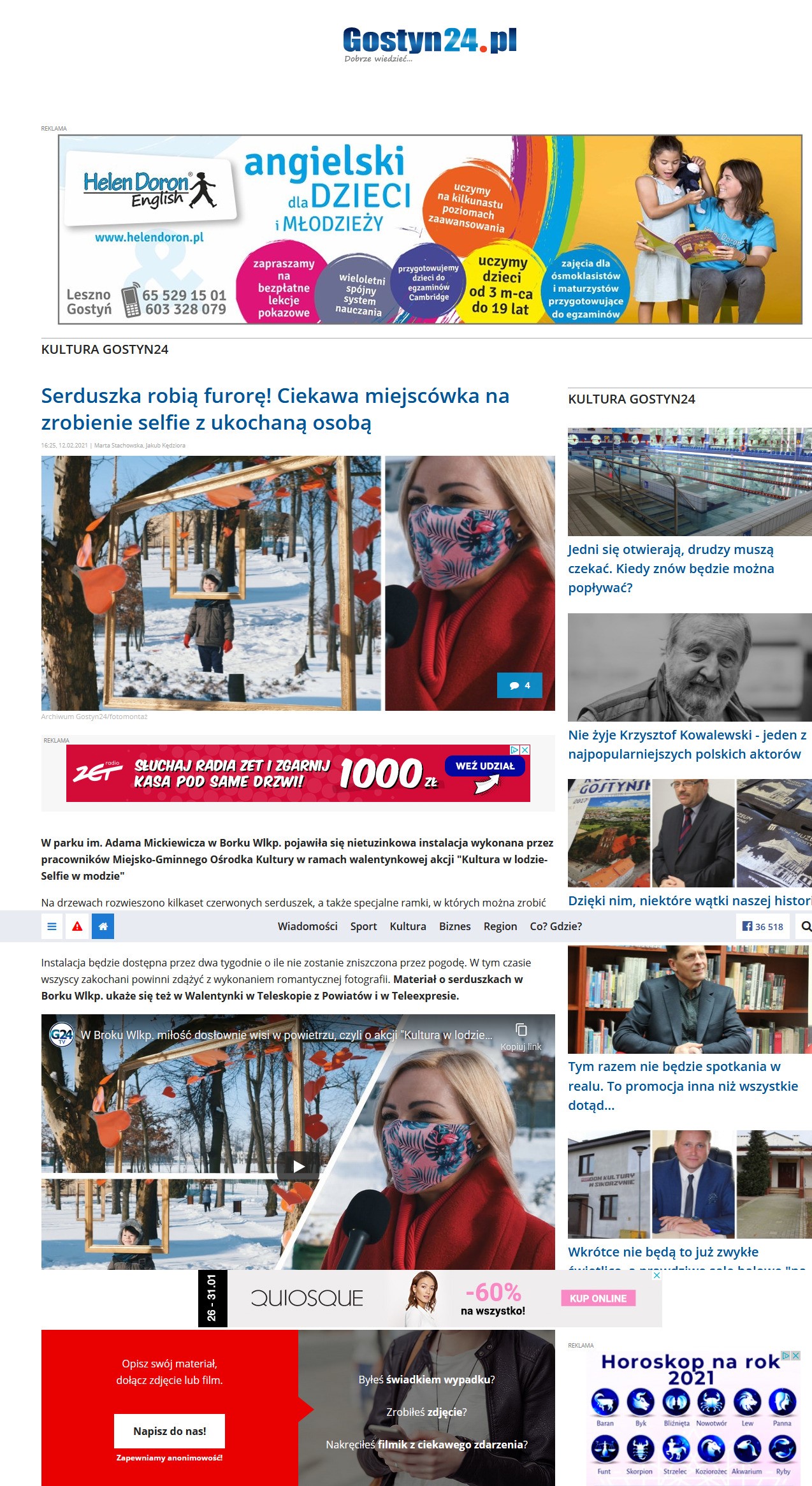 Piszą i mówią o naszej boreckiej PLENEROWEJ FOTOSCIANCE